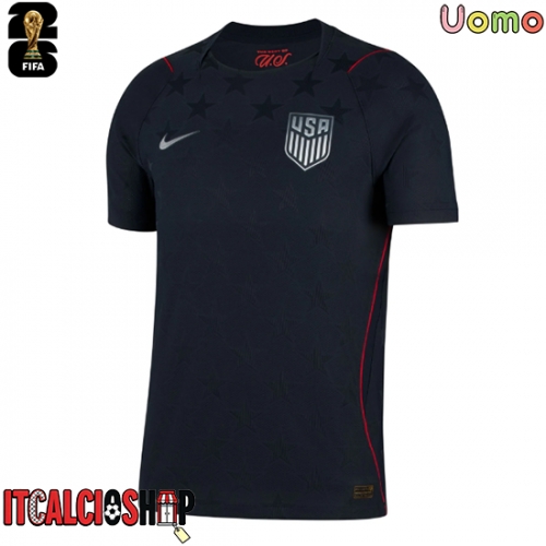 Stati Uniti Tyler Adams #4 Seconda Maglia Mondiali 2026 Manica Corta